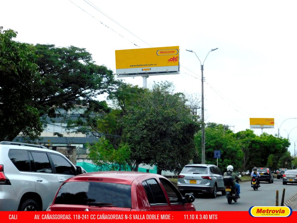 Av Cañas G. Calle 18 # 118 - 241 N > S