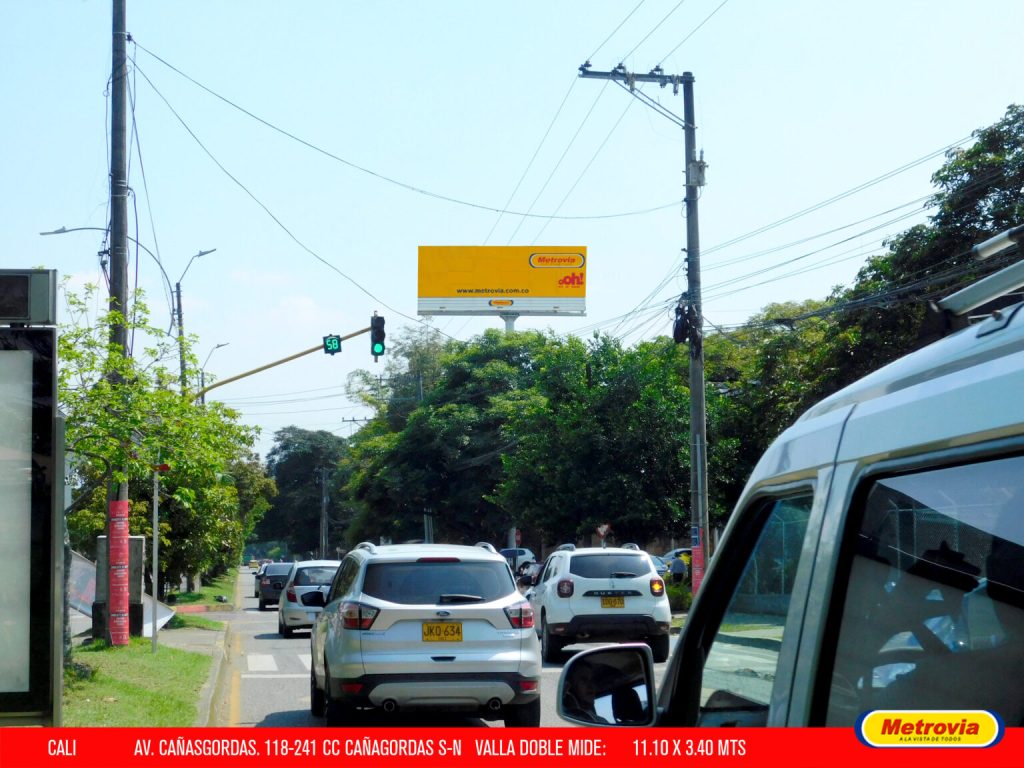 Av Cañas G. Calle 18 # 118 - 241 S > N