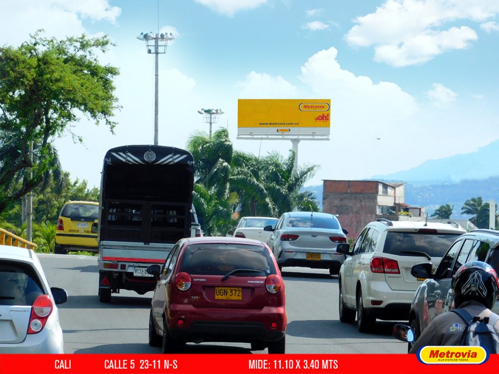Calle 5 # 23 - 11 N > S