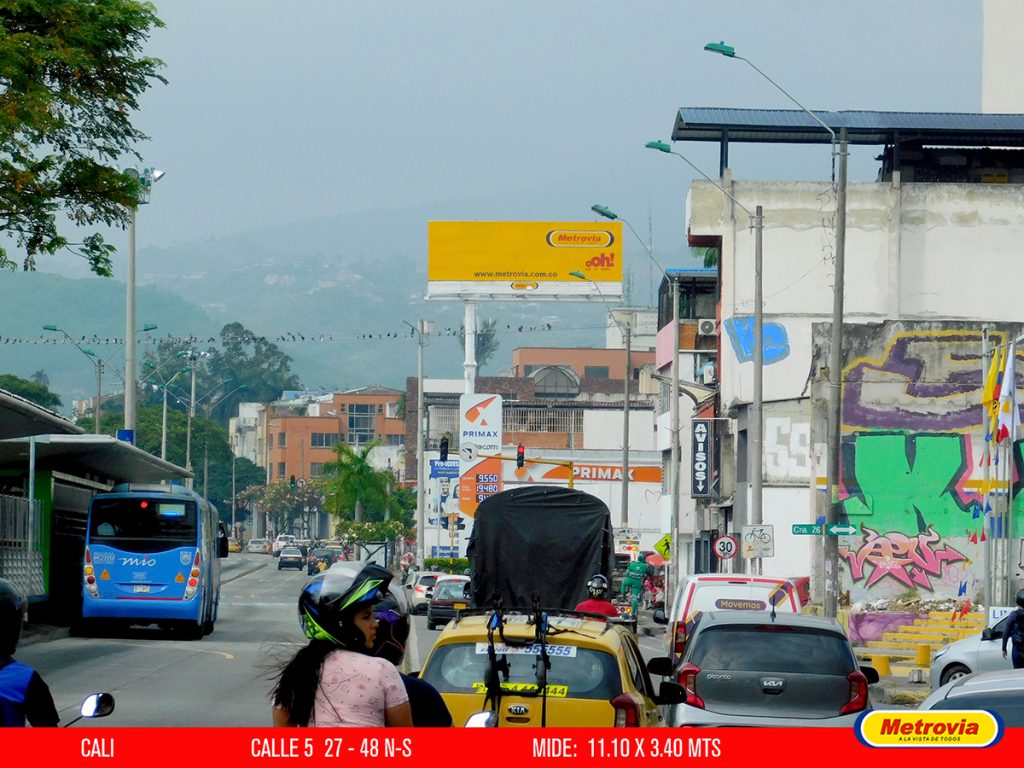 Calle 5 # 27 - 48 N > S