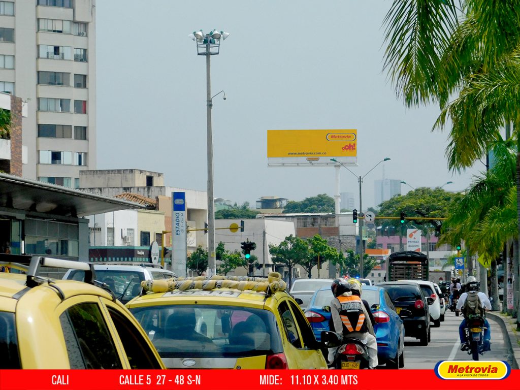 Calle 5 # 27 - 48 S > N