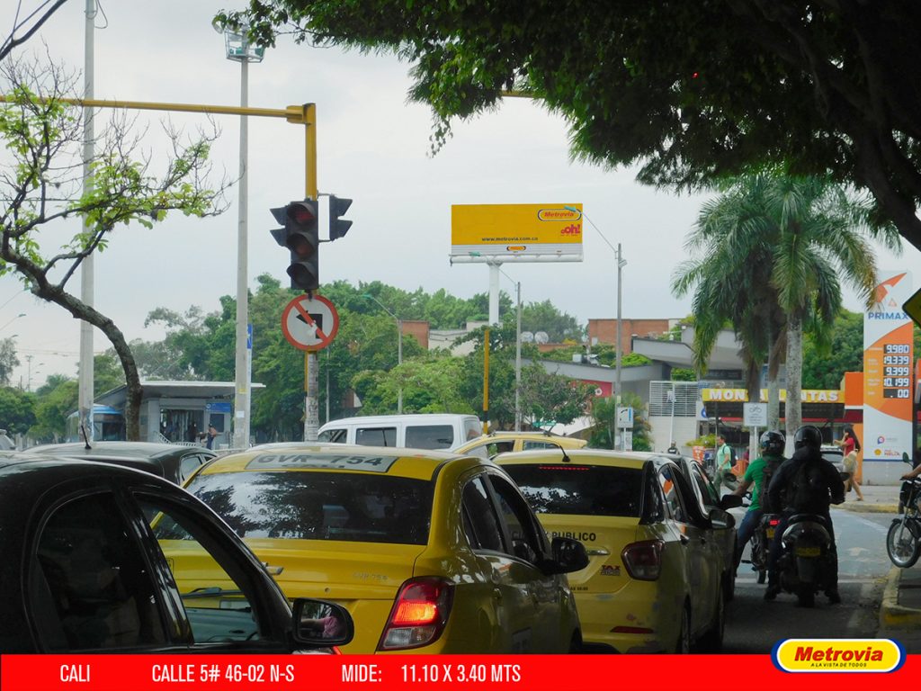 Calle 5 # 46 - 02 N > S