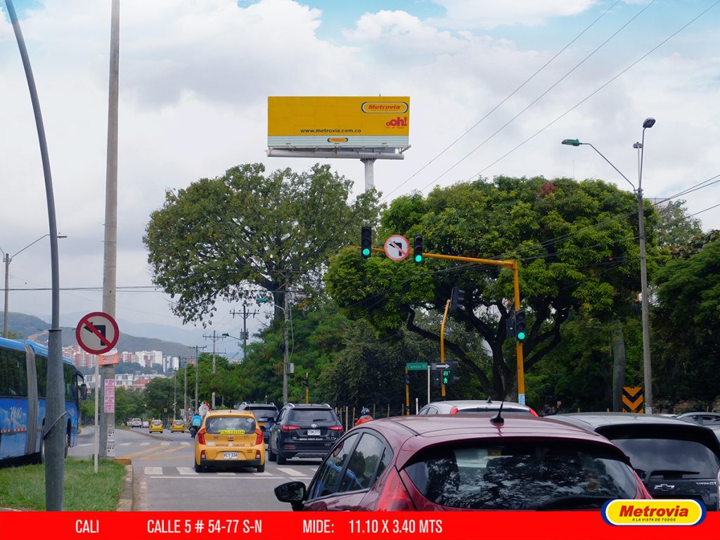 Calle 5 # 54 - 77 S > N