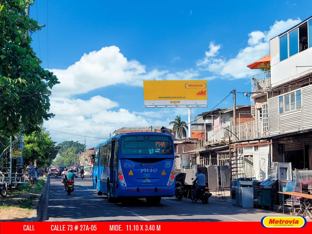 Calle 73 # 27A – 05 (Aguablanca)