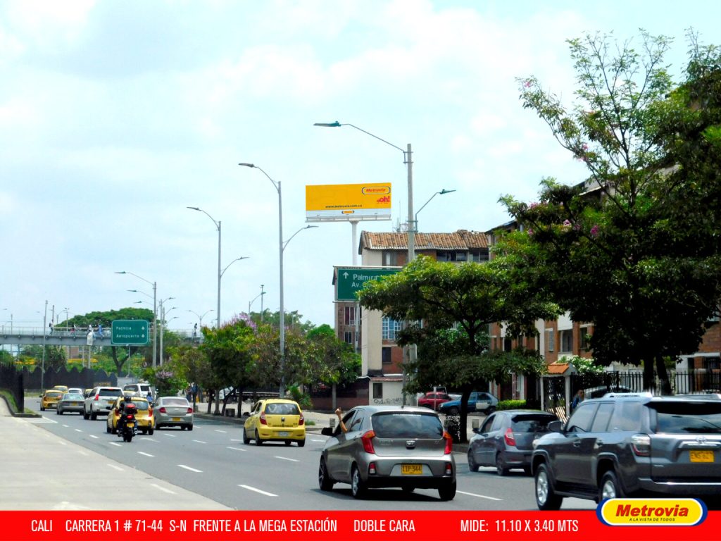 Cra 1 # 71 – 44 S > N Cali Metrovia