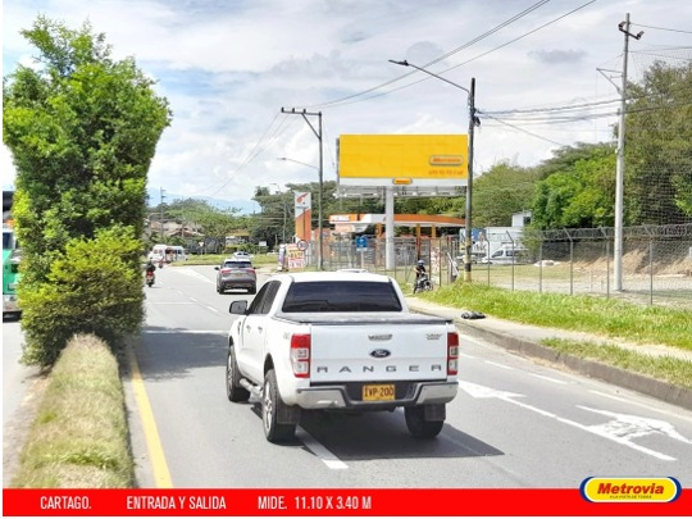 Entrada a Cartago Cali / N >S Cartago