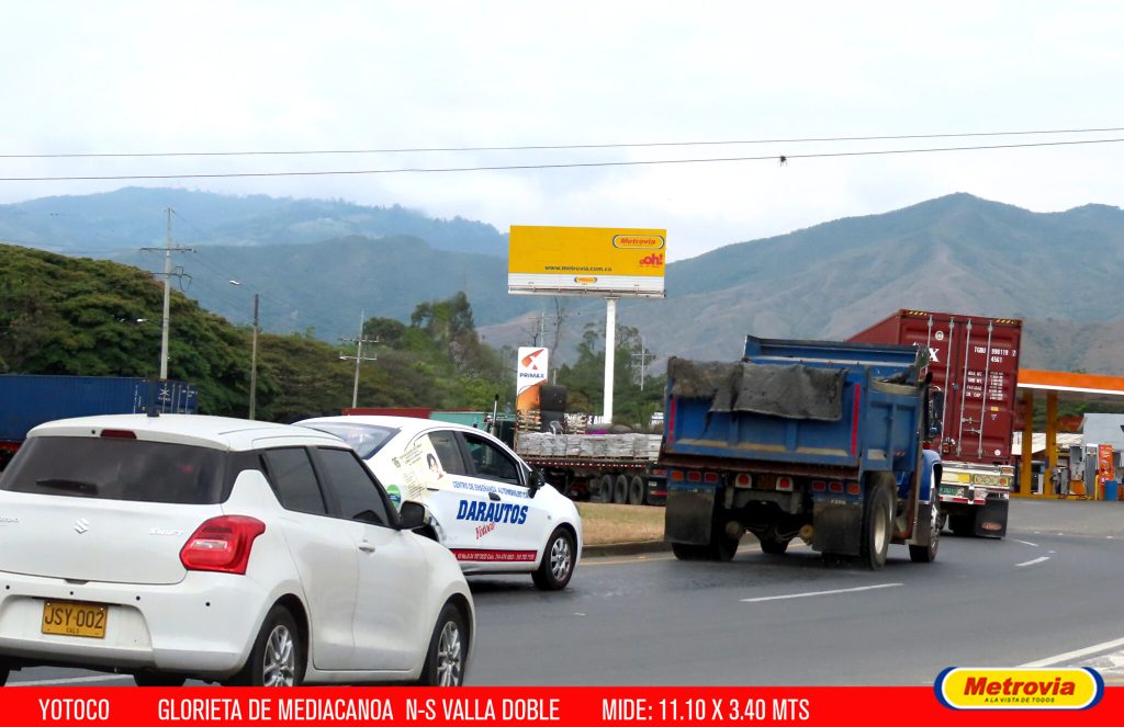Glorieta mediacanoa N > S