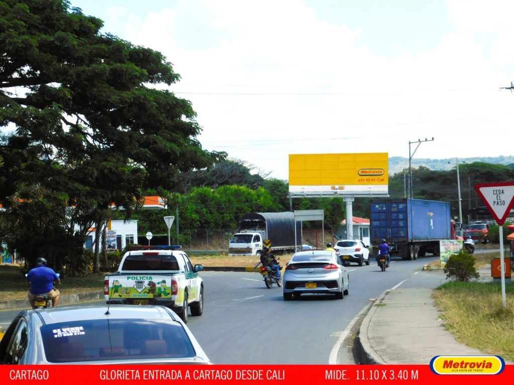 Entrada a Cartago Cali / S > N Cartago